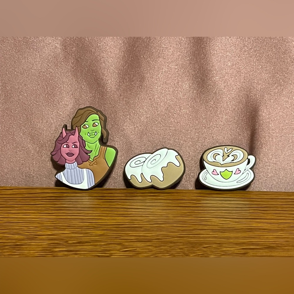 Fairyloot Legends & Lattes Charms NWT